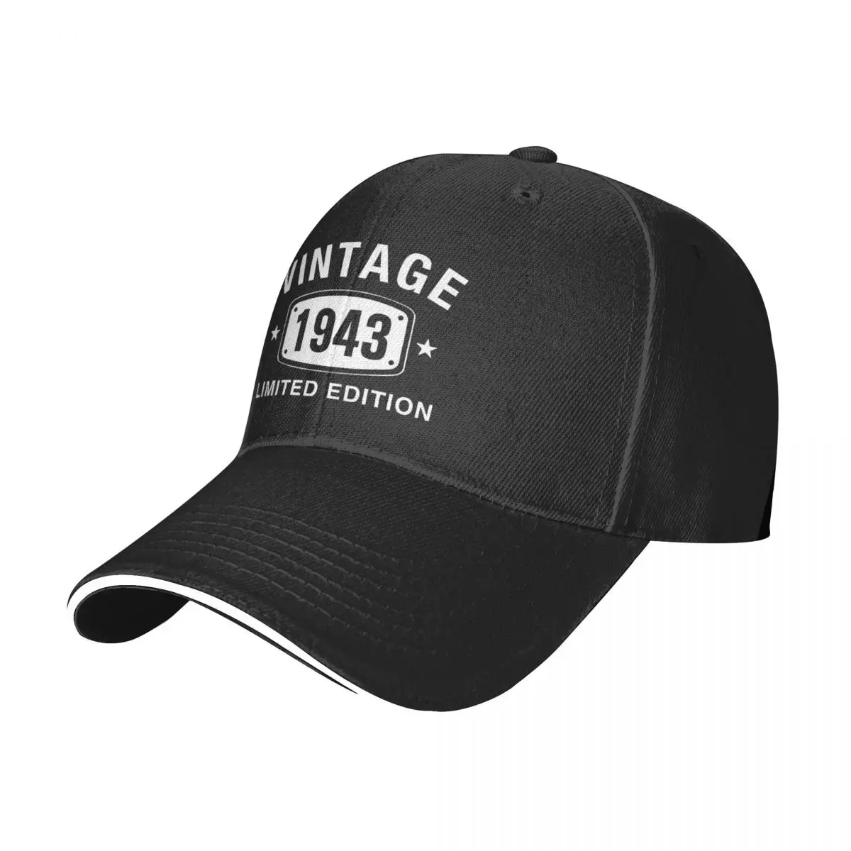 Бейсбольная кепка 1943 80 лет, модная солнцезащитная кепка для детей, мужская кепка, женская персонализированная Регулируемая кепка, бейсбольная кепка
