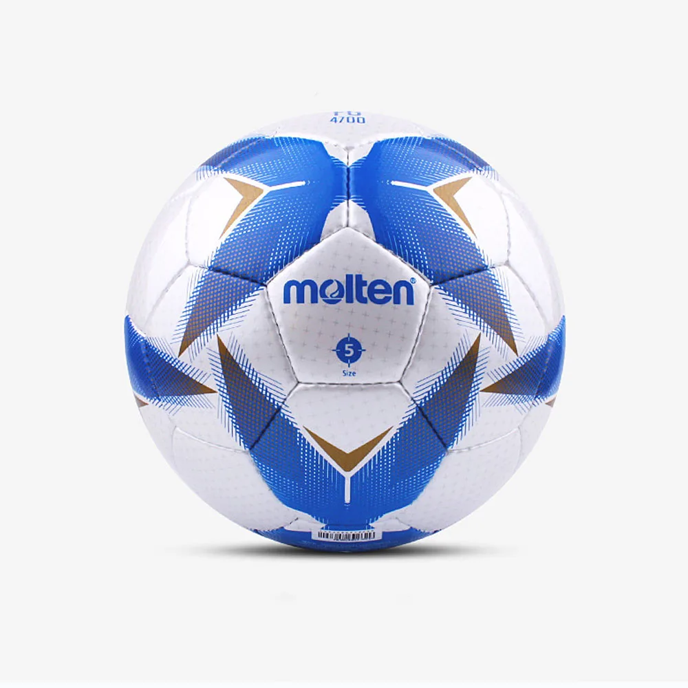 Официальный футбольный размер Molten F5G4700 4/5 из мягкой кожи для тренировок в помещении и на открытом воздухе для взрослых Оригинал