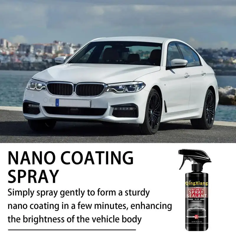 Покрывающий спрей для Автокристаллический Восковой спрей Nano Hydrophobic Liquid Anti-Scratches Mist Быстрое покрытие автомобиля Nano Repair Polish Agent