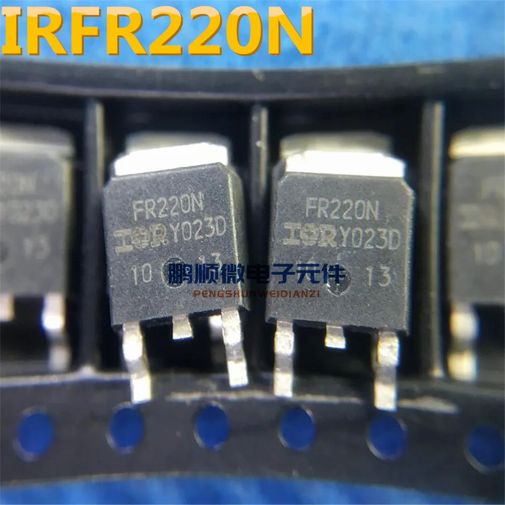 30шт оригинальный новый IRFR220N FR220N 200V 5A MOS транзистор TO-252