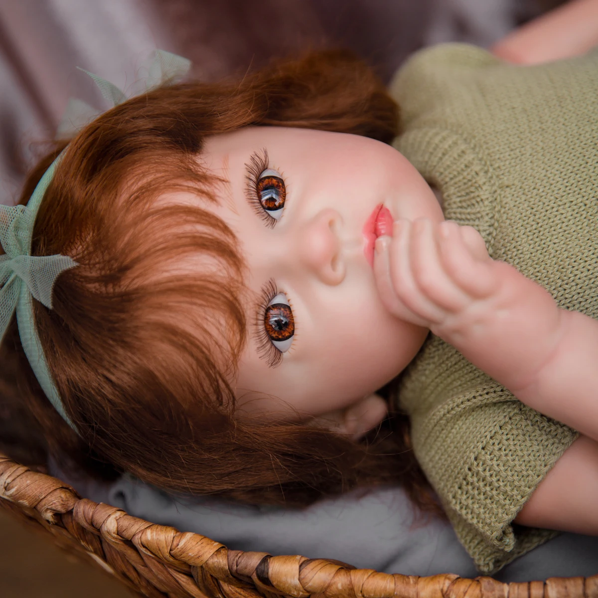 Оптовая продажа 27-дюймовых 3D-окрашенных кукол-реборнов с кожей, настоящая сенсорная тихая кукла Bebe, игрушки для детей, подарок на день рождения