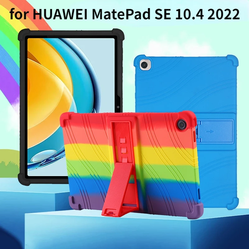 Противоударный мягкий силиконовый чехол для HUAWEI MatePad SE 10,4 дюйма 2022 AGS5-W09/L09, чехол-подставка