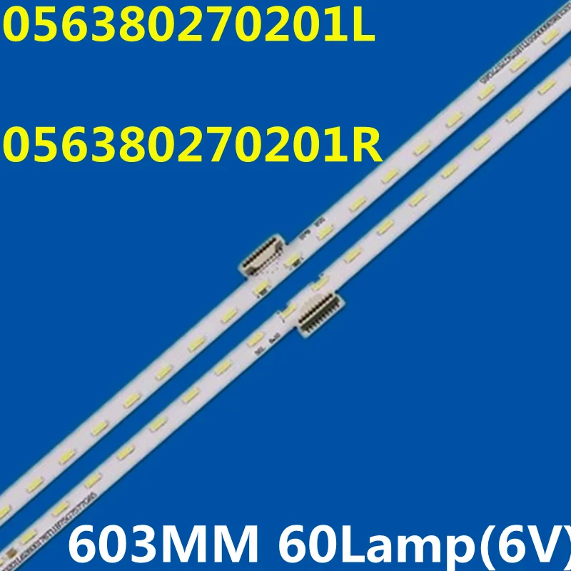 603 мм светодиодная лента 60lamp 056380270201L 056380270201R 62600176T11B75G7577G65 Для KD-55XD8599 KD-55XD8505 KD-55XD8005