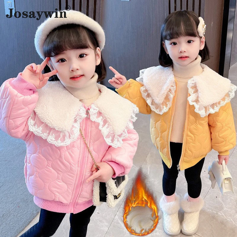 Josaywin, зимняя куртка, парки с капюшоном для девочек, Теплое пальто для девочек, куртка, детская одежда, Куртка для девочек, Пальто, Верхняя одежда