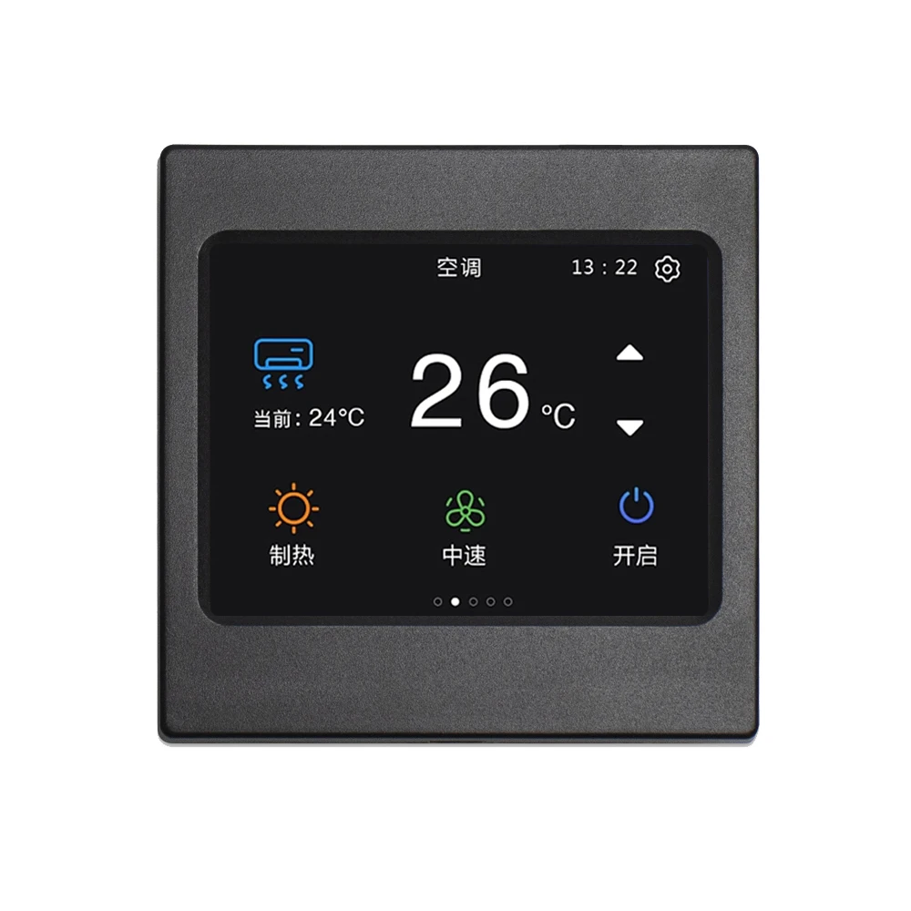86-Панельный сенсорный экран Smart Home Central Control 3,5-дюймовый HMI промышленная конфигурация PLC программируемая температура