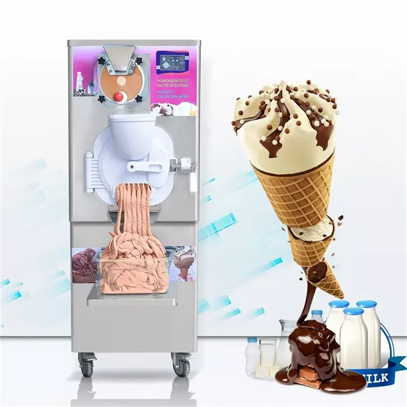 Коммерческая Морозильная камера для порционных продуктов, Машина для приготовления мороженого, Машина для смешивания твердого мороженого с функцией пастеризации молока