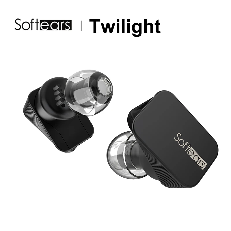 Softears Twilight 10 мм Динамический Драйвер Наушники-вкладыши IEM Гарнитура Hi-Fi Наушники 0,78 мм Съемный Кабель Гарнитуры