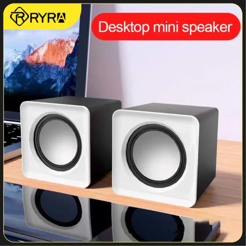 Мини Компьютерный динамик RYRA USB Проводные колонки Универсальный Стереозвук Объемного звучания Для портативных ПК Notebook