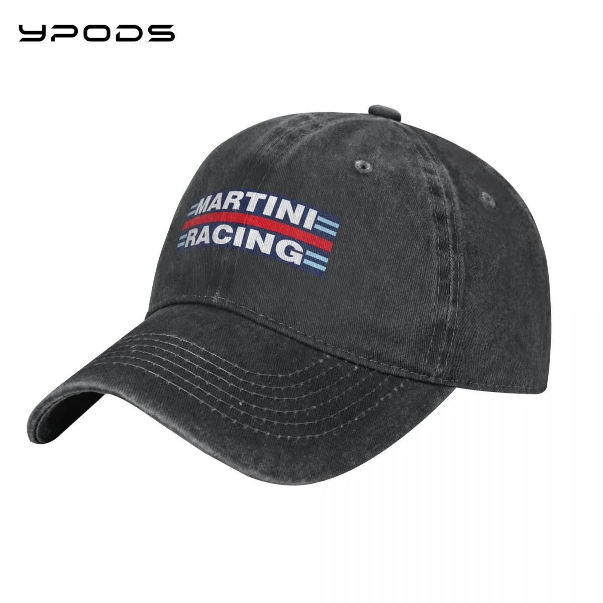 Винтажная бейсболка Martini Racing, моющаяся хлопковая регулируемая кепка, шляпы для мужчин