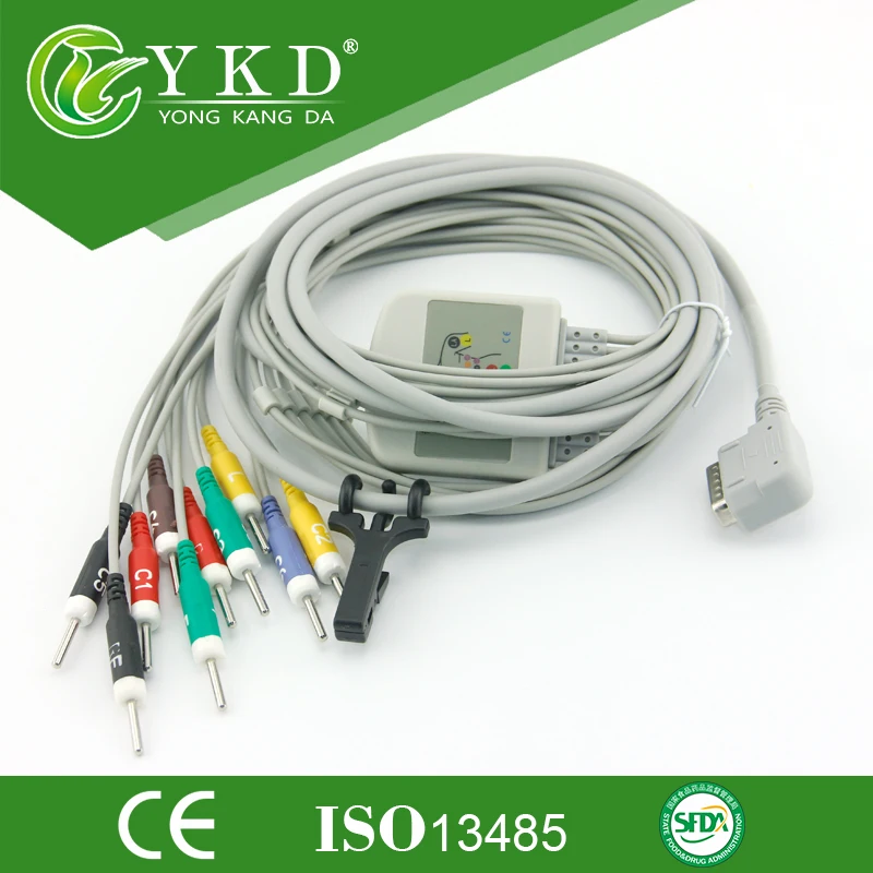 ЭКГ-кабель Kanz PC-109 12-Канальный С Окончанием IEC Din 3.0