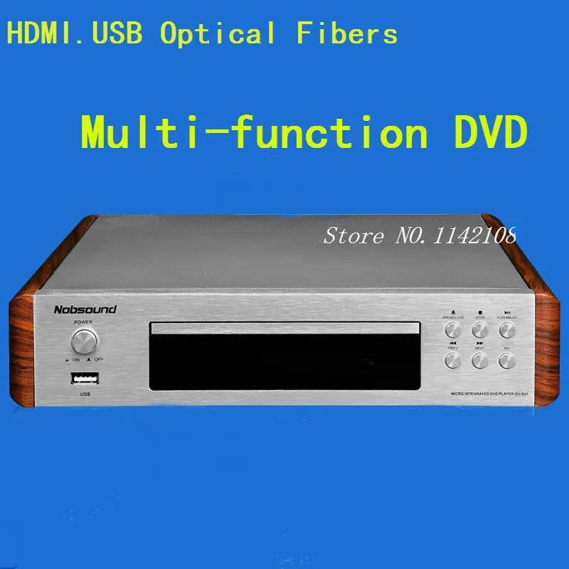 DVD-плеер Nobsound DV525 DVD Mini EVD VCD DVD CD-плеер, интерфейс USB