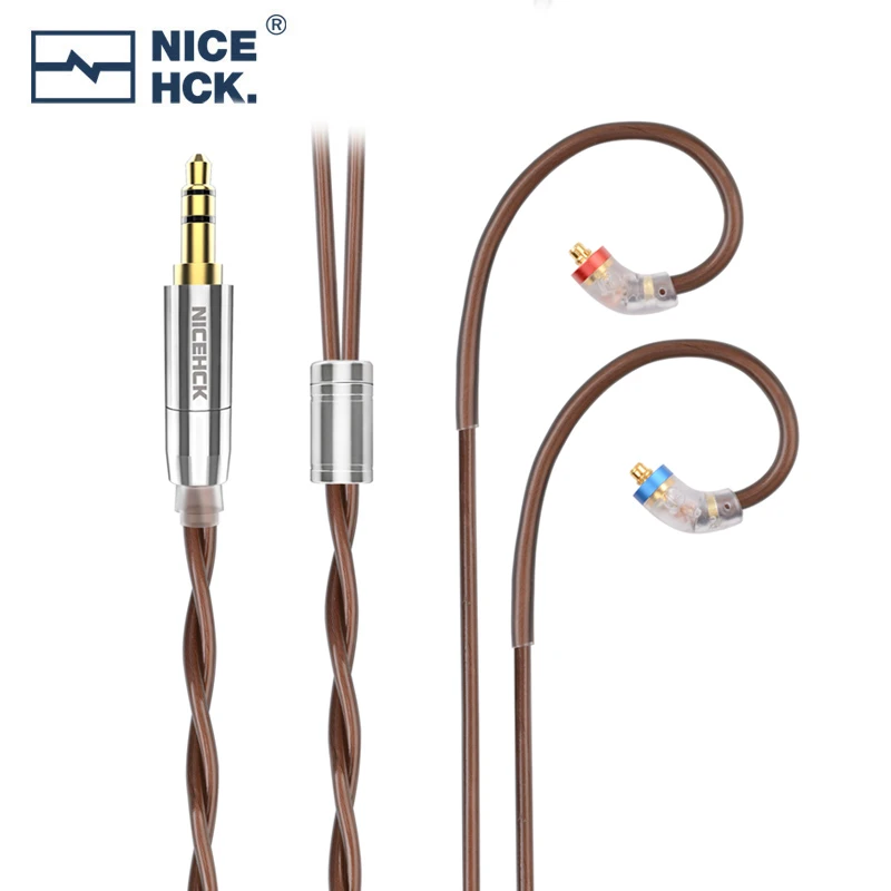 NiceHCK CafeFlag 6N Литровый посеребренный кабель OCC и Furukawa OFC для смешанной замены 3.5/2.5/4.4 мм MMCX/0,78 мм/QDC для AS16 Adonis