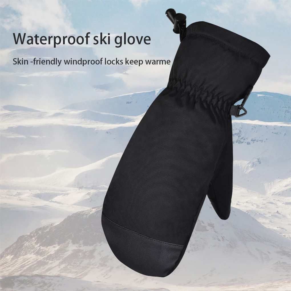 1 Пара Зимних лыжных перчаток, Ветрозащитные варежки для сноуборда, мотоцикла, женщины, Мужчины