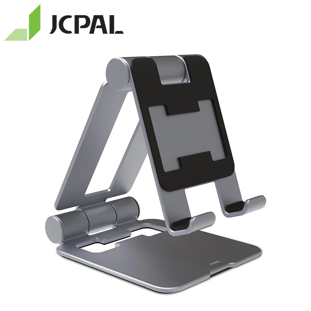 JCPAL Новая Складная Алюминиевая Регулируемая Подставка для планшета для iPad, iPhone и смартфонов с Розничной упаковкой Бесплатная Доставка