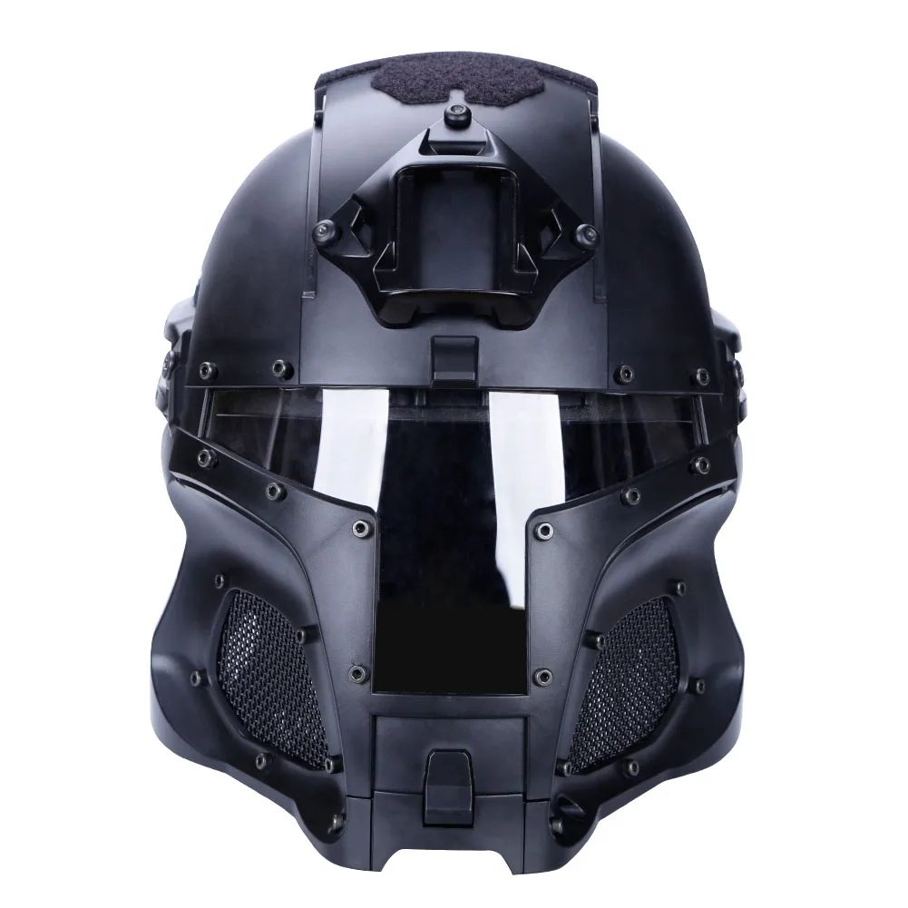 Тактический полностью закрытый шлем, Военный защитный шлем для страйкбола, Регулируемый Армейский боевой Пейнтбол, CS, Игровое оборудование