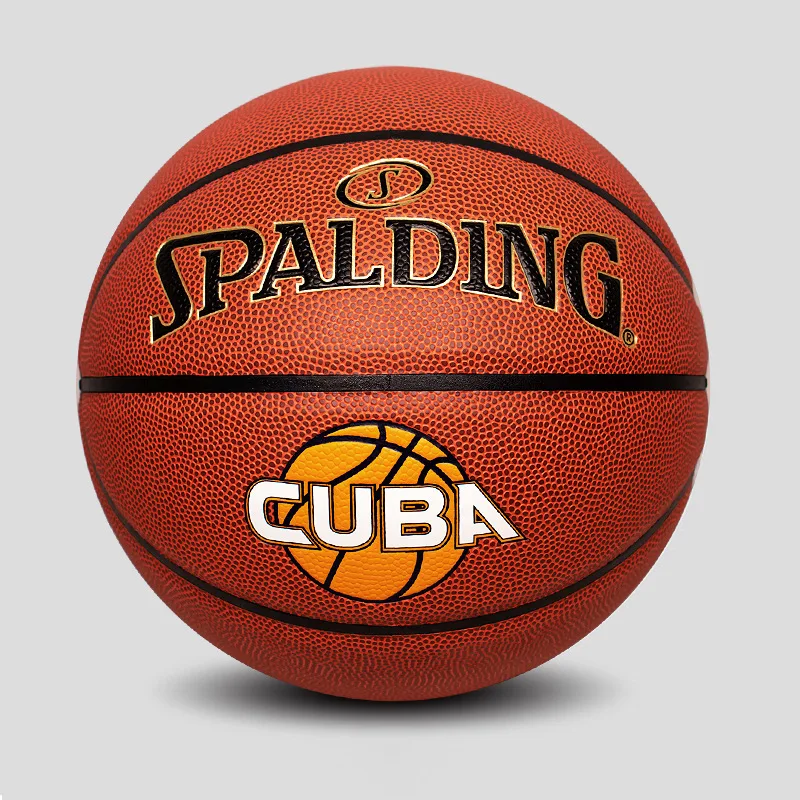 Баскетбольный мяч Spalding № 7 CUBA college league тренировочные соревнования в помещении и на открытом воздухе износостойкий полиуретан