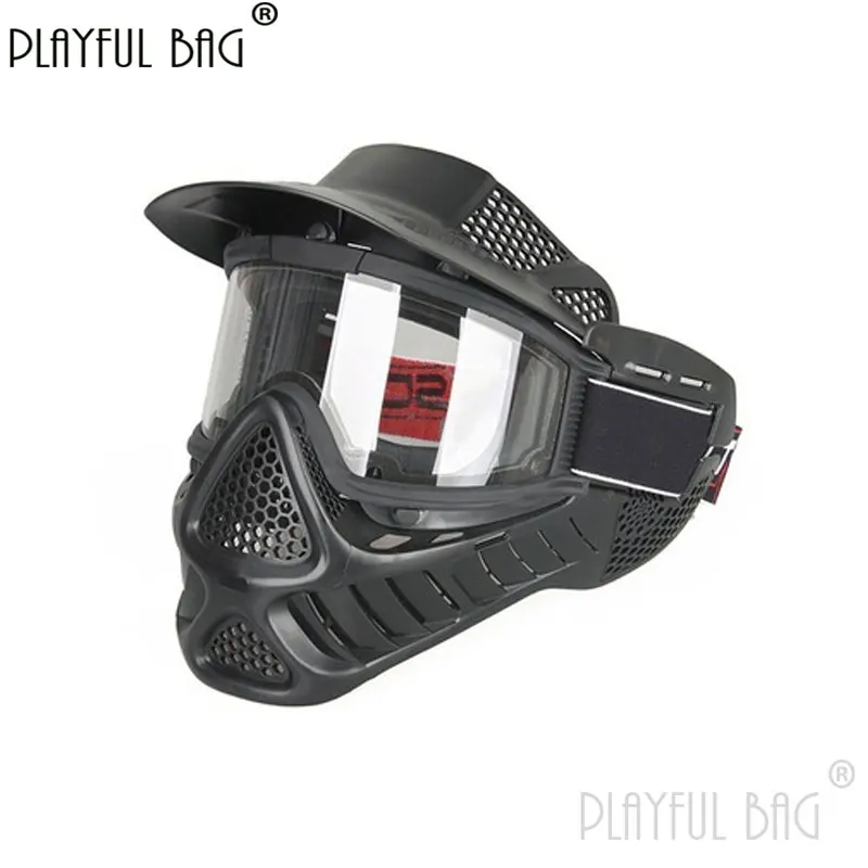 PB Игривая сумка Открытый тактический шлем CS protect full face mask Соревновательные игровые аксессуары CS DIY equipment QC88S