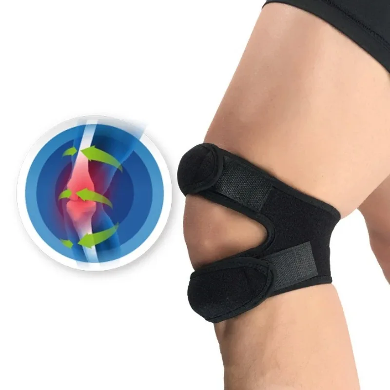 регулируемый противоскользящий ремень на коленную чашечку, облегчающий боль в колене, поддержка при спортивных травмах, боль в суставах, стабилизатор надколенника для занятий спортом