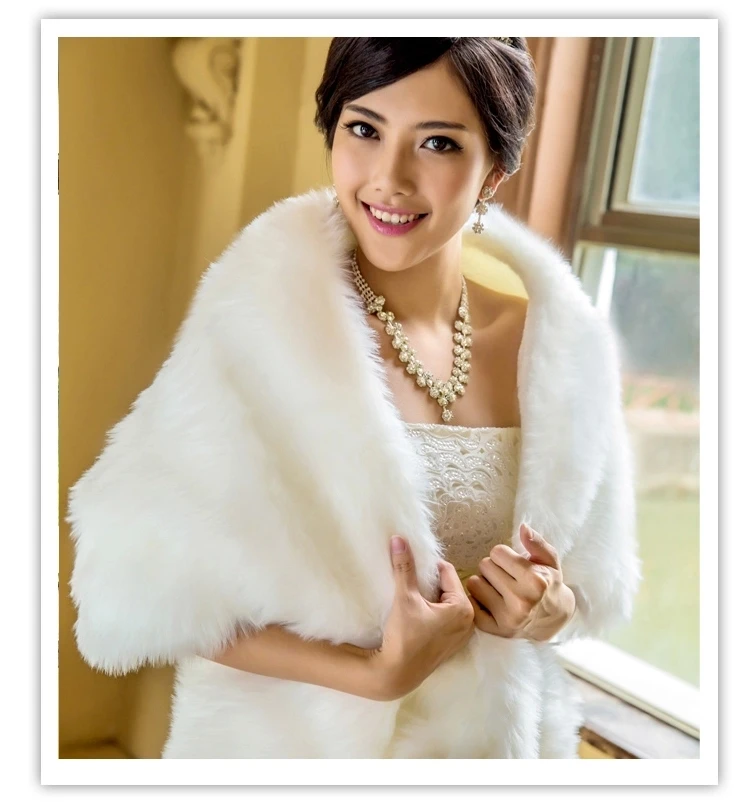 Новинка 2015, свадебное платье невесты, белая шаль, шаль невесты, зимние модели, толстая зимняя шерстяная шаль