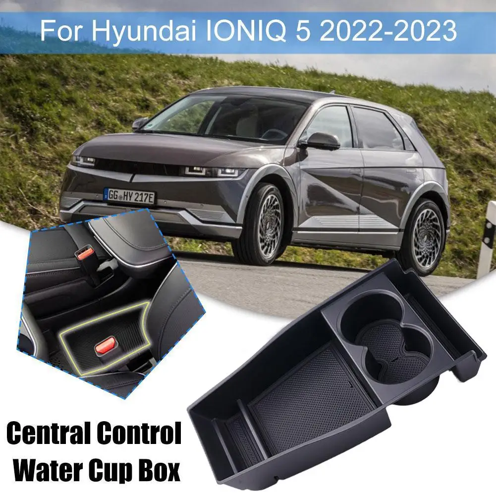Для Hyundai IONIQ 5 2022-2023 Автомобильный Подлокотник Ящик Для Хранения Органайзер Контейнер Консоль Для Уборки Центральная Коробка-Органайзер Для Укладки Z1Z3