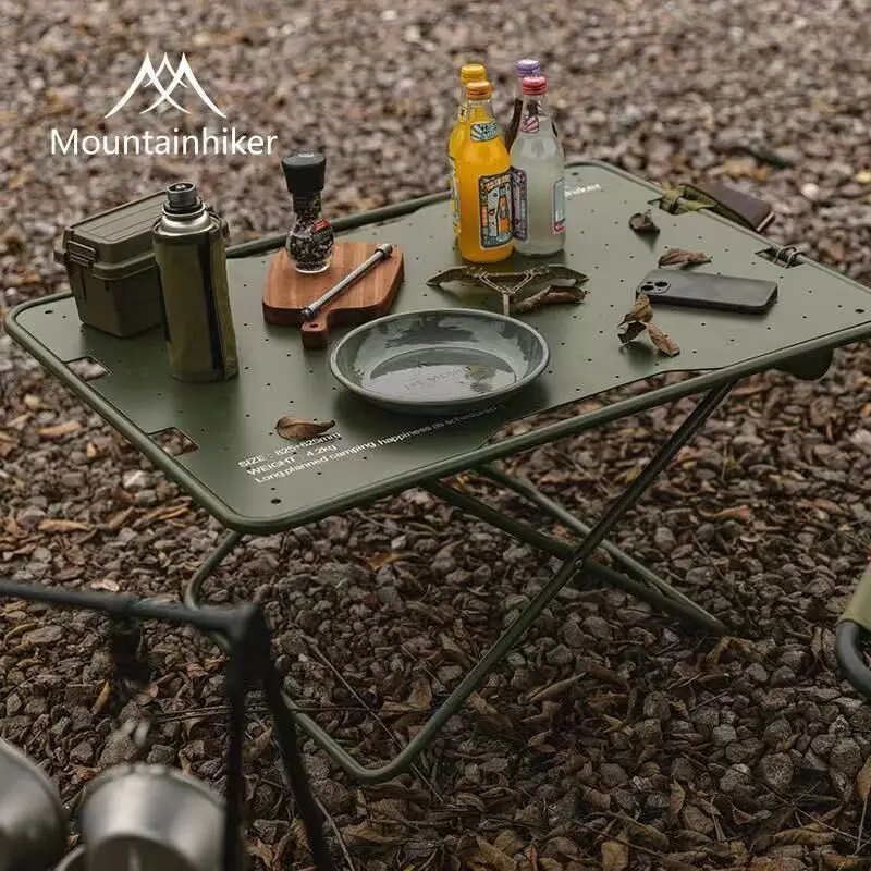 Портативный Стол для альпинистов из алюминиевого сплава, Складной стол для кемпинга, оборудование для самостоятельного вождения, Складной стол для барбекю, стол для пикника на открытом воздухе