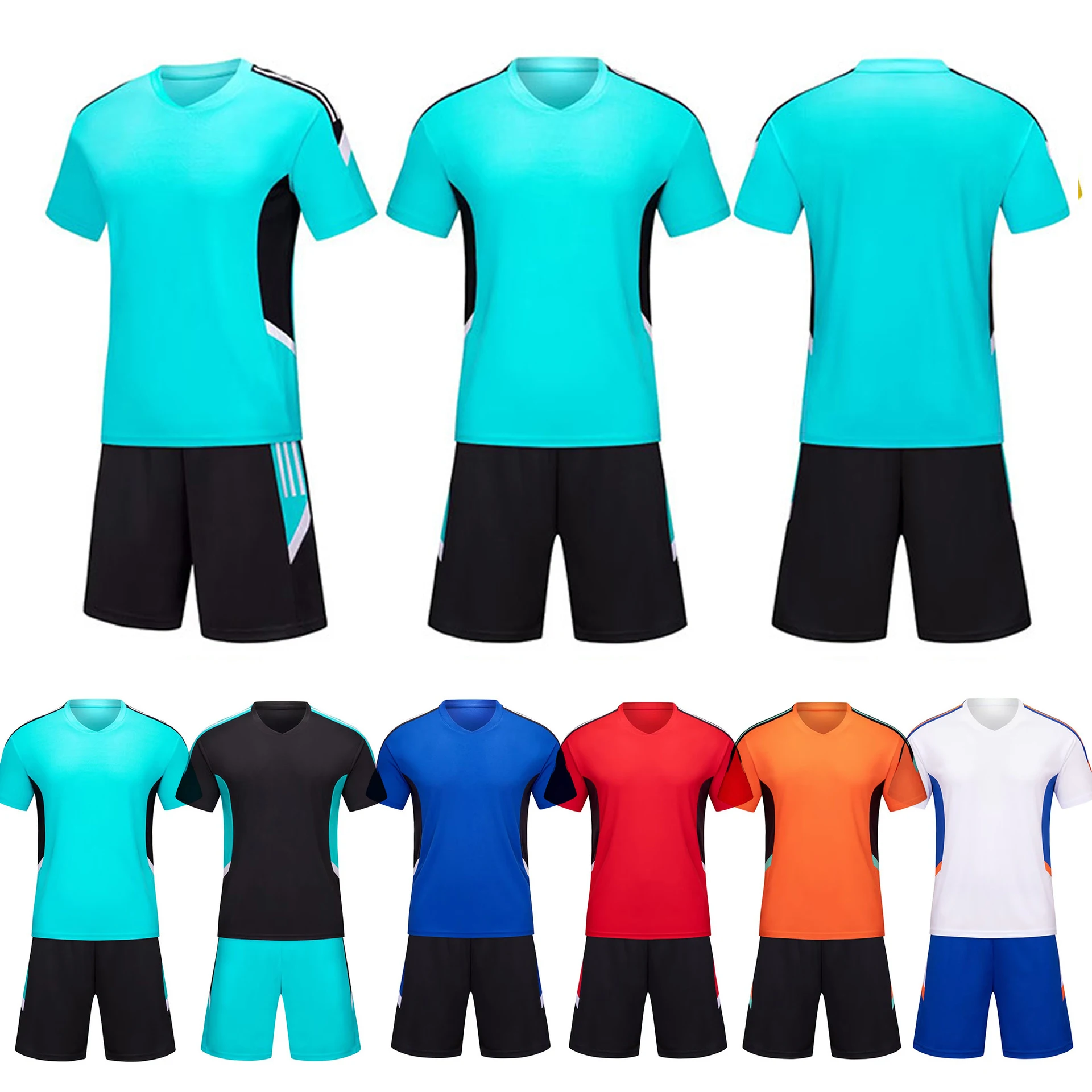 Футбольная форма, изготовленная на заказ футбольная тренировочная одежда для взрослых и детей, одежда для мужчин и мальчиков, комплекты футбольной одежды с коротким рукавом и принтом