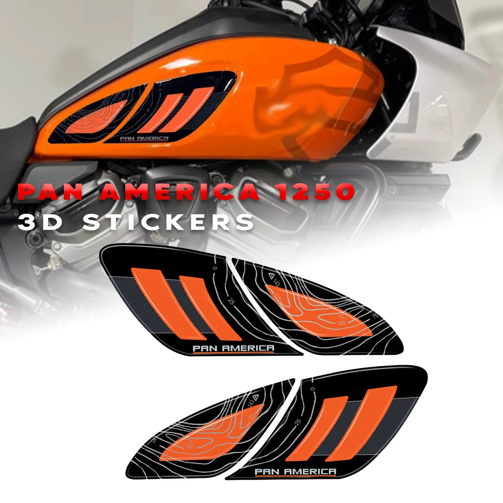 3D Наклейка Протектор Декоративные Наклейки Комплект защиты фронтальной вилки Для PAN AMERICA 1250 PA1250 PANAMERICA1250 2020 2022
