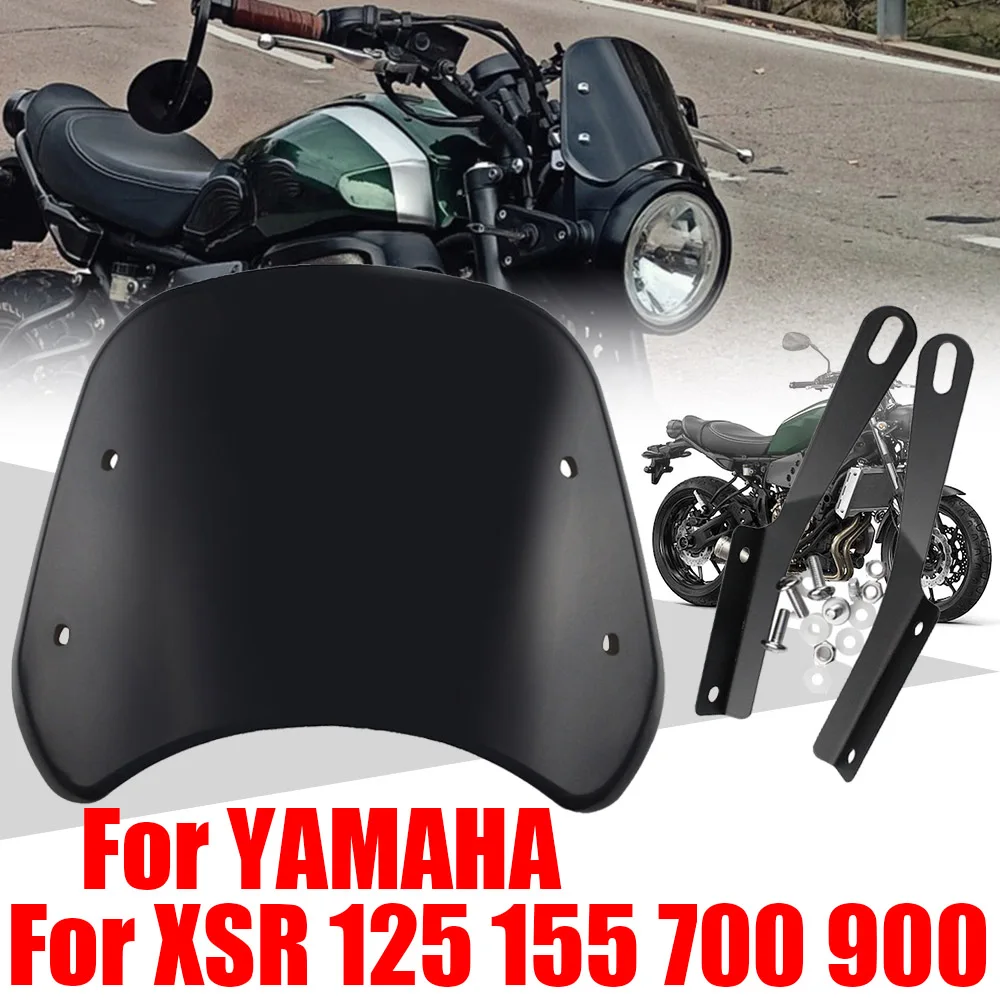 Для Yamaha XSR700 XSR125 XSR155 XSR900 XSR 700 900 125 155 Аксессуары Ретро Ветровое Стекло Ветрозащитная Крышка