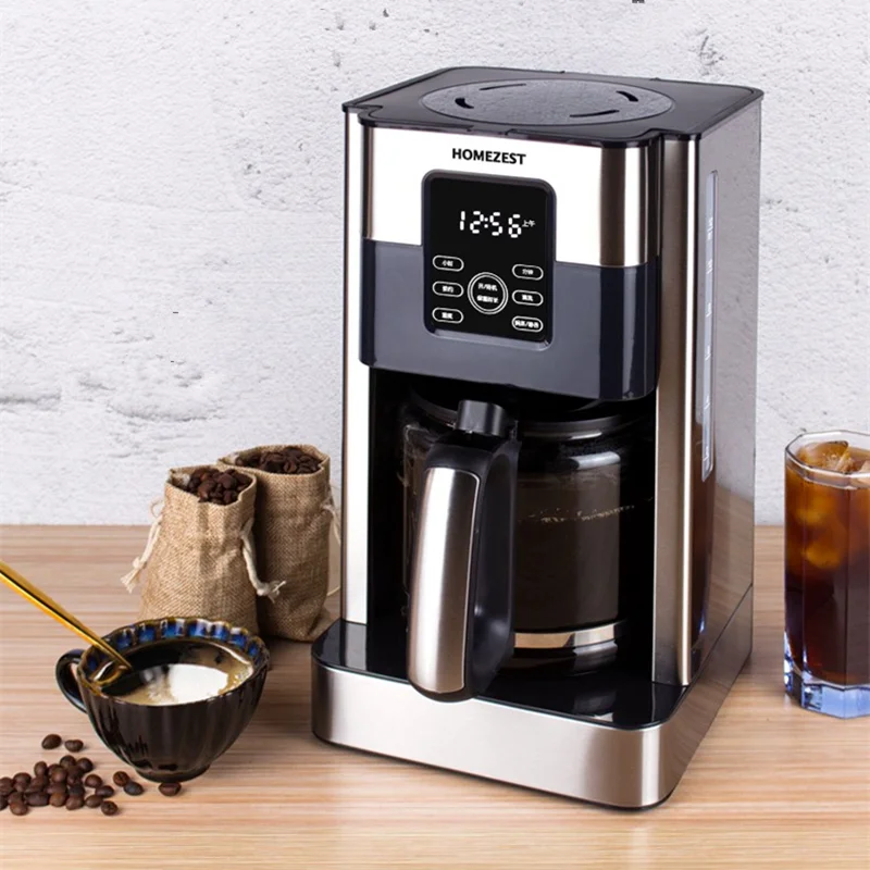 Кофемашина Домашняя, полностью автоматическая, можно зарезервировать Умный коммерческий кофейник для заваривания, Чайник, многофункциональный набор для помола