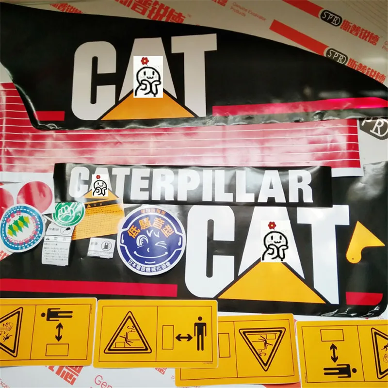 Для CAT200B 312 320GC 323 325 336 349B C D Наклейка на весь корпус для экскаватора Caterpillar