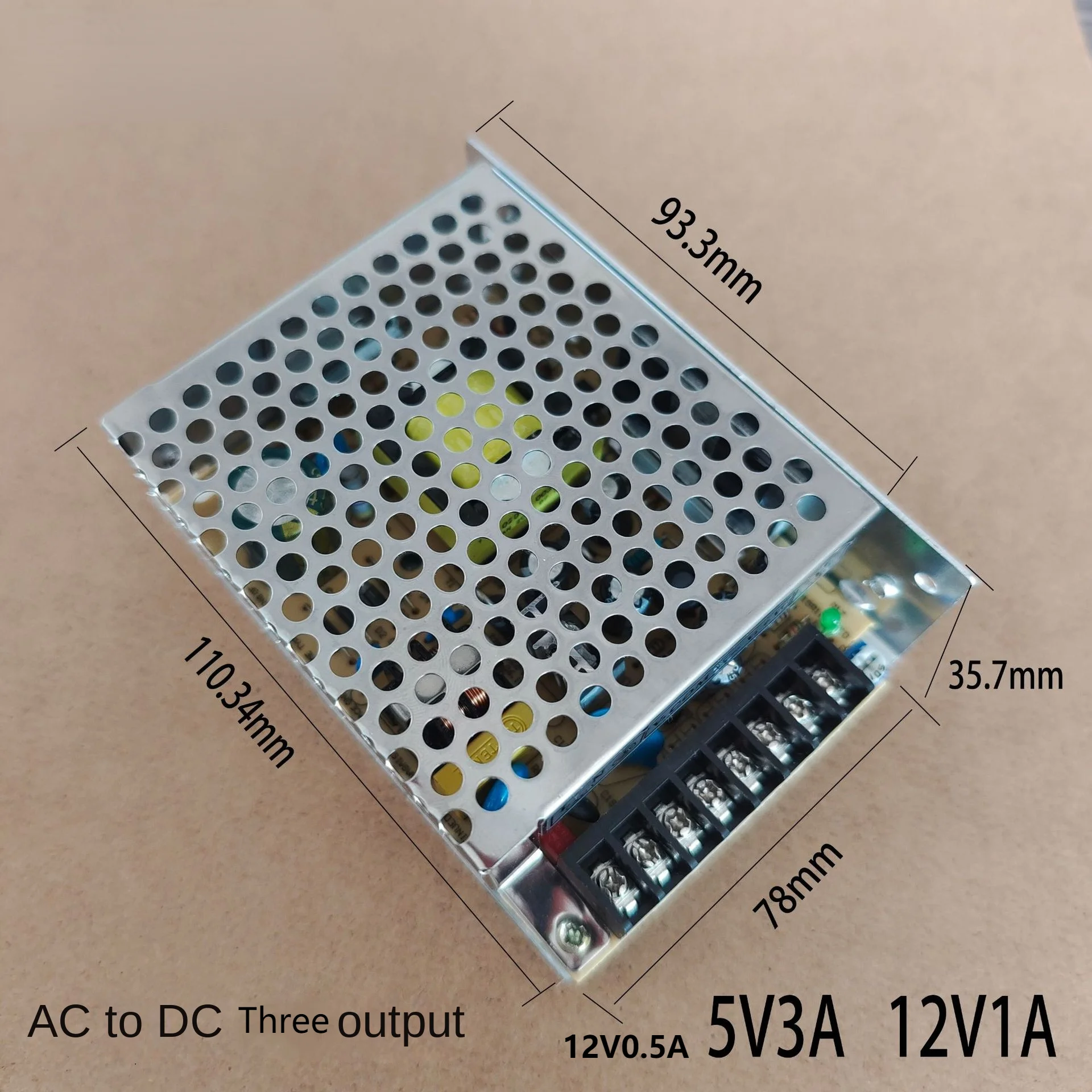 5V3A 12V1A 12V 0.5A трехпозиционный импульсный источник питания Трансформатор AC DC SMPS преобразователь