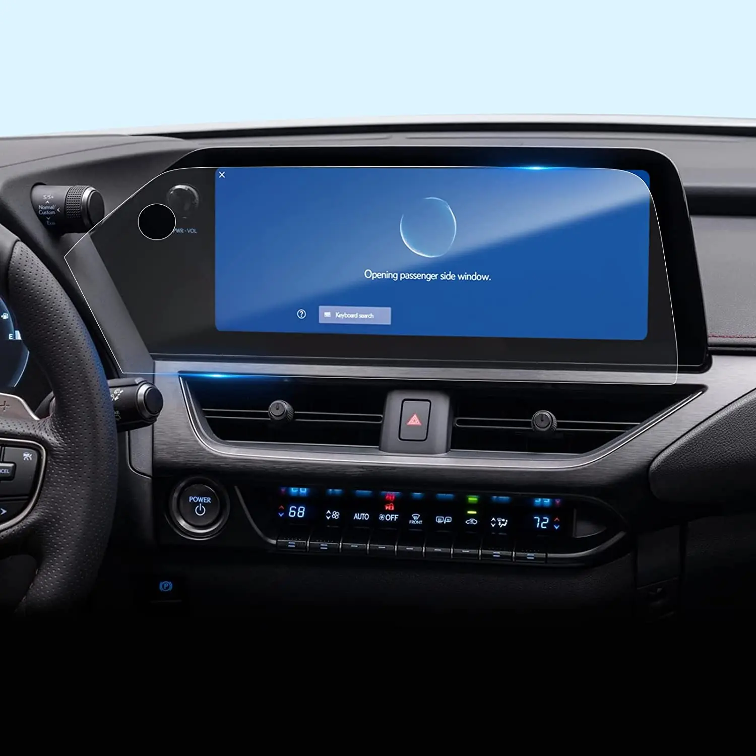 12,3-дюймовый для Lexus UX 2023 автомобильный навигационный экран, стереоэкран, центр сенсорного дисплея, протектор из закаленного стекла