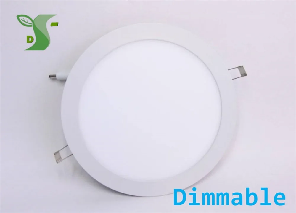 Оптовая цена 10 шт. Светодиодная панельная лампа Dimm, встроенная ультратонкая алюминиевая плоская лампа для кухни и туалета из литого под давлением