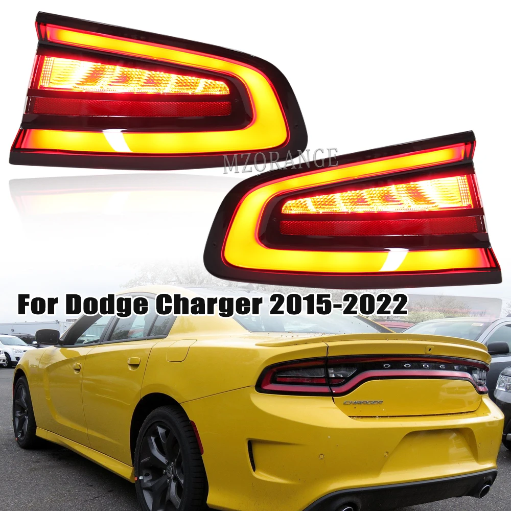 Задний фонарь для Dodge Charger 2015-2022 Американской Версии 68213144AD Автомобильный Светодиодный Задний Фонарь Указатель Поворота Стоп-Сигнал Противотуманная Фара