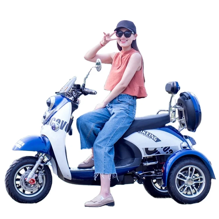 2023 Самый продаваемый электрический мотоцикл eec Трехколесный мотодельтаплан 60v 72v 1500W 2000w 20ah 3 колеса дальнего действия электрический скутер для леди