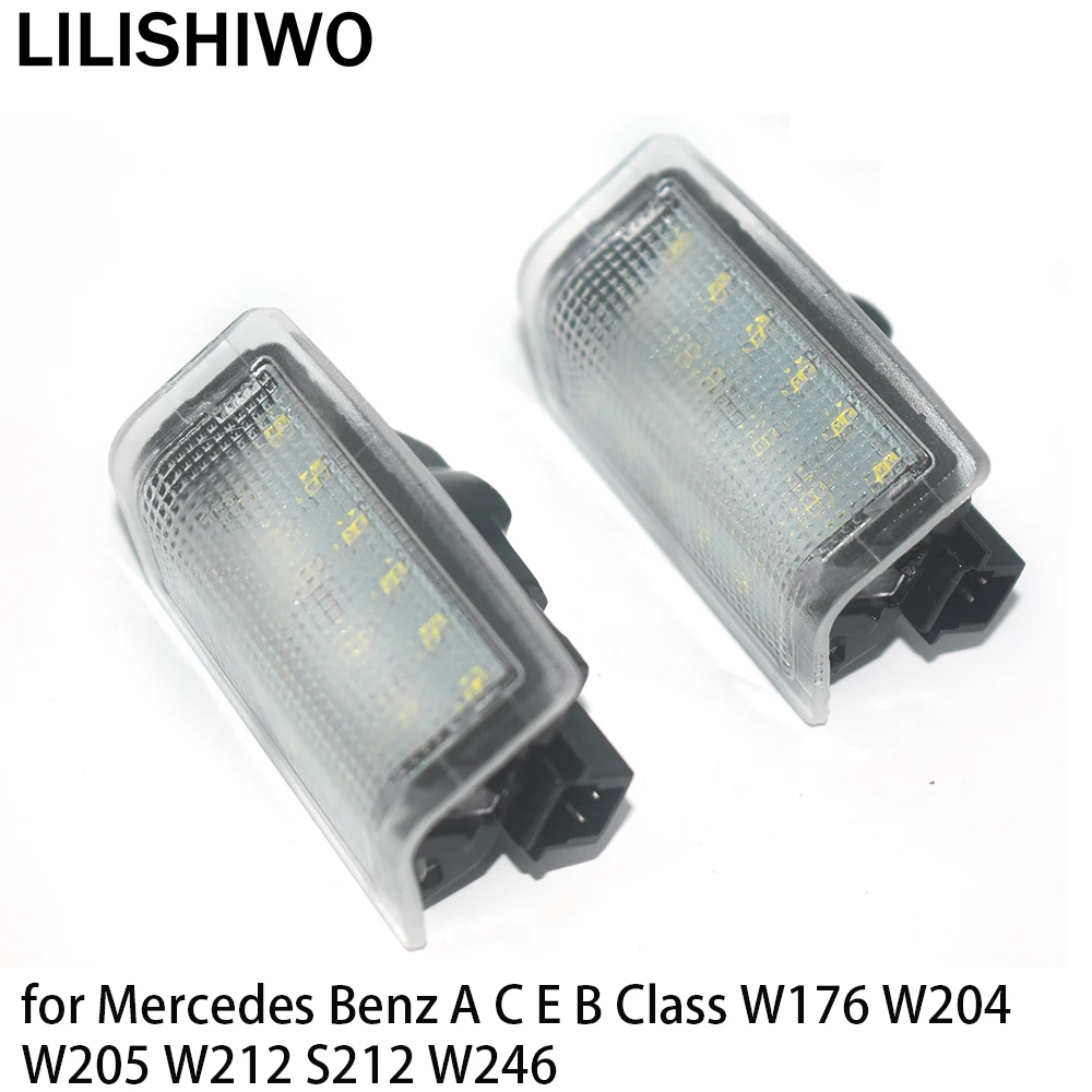 LILISHIWO Любезно Предоставлено Пространство для ног Двери Багажника Свет Лампы для Mercedes Benz A C E B Class W176 W204 W205 W212 S212 W246