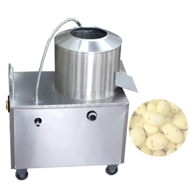 Электрическая Машина Для мытья фруктов и Овощей, Автоматическая Машина Для очистки сладкого Картофеля, имбиря и моркови