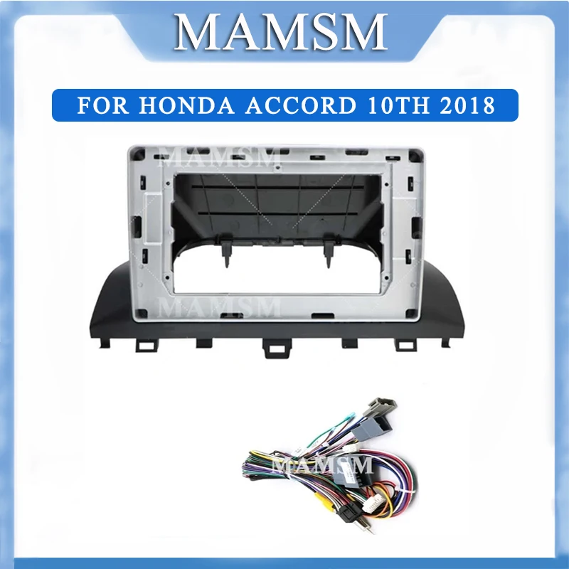 MAMSM Автомобильная рамка Адаптер Фасции Canbus Box Декодер Для Honda Accord 10th Inspire Android Радио Комплект приборной панели
