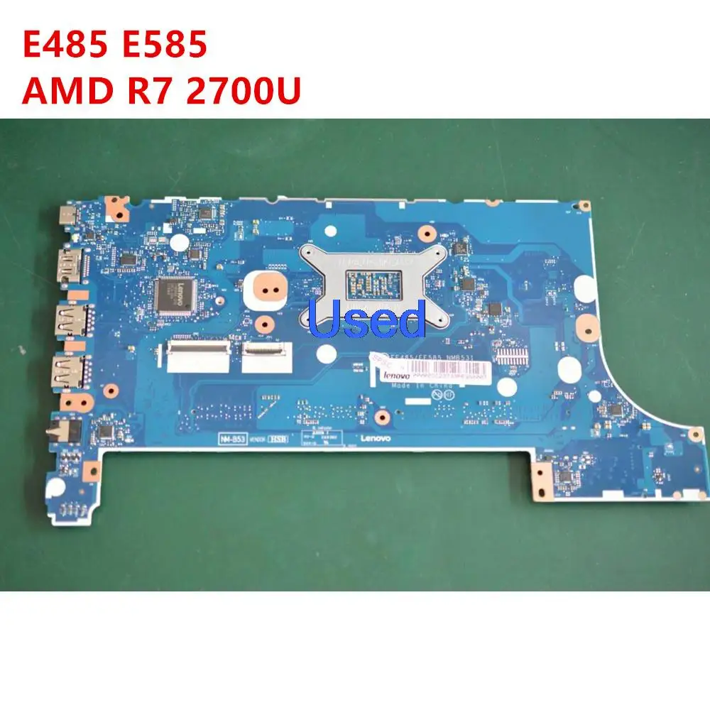 Используется Для материнской платы ноутбука Lenovo ThinkPad E485 E585 NM-B531 R7-2700U 02DC237