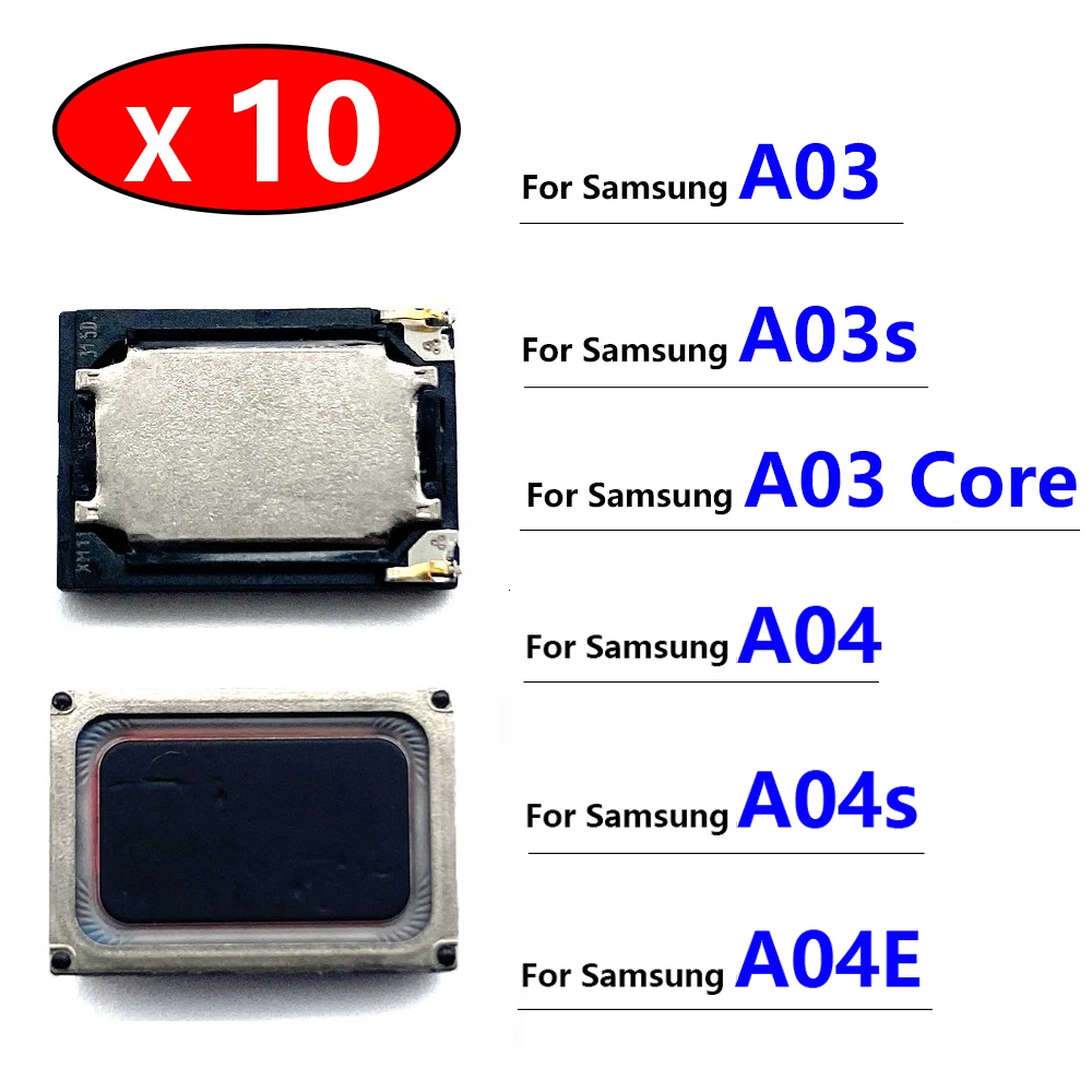 10 шт./лот, Громкоговоритель для Samsung Galaxy A03S/A03/A03 Core A04 A04s A04E, Замена Гибкого кабеля для звонка