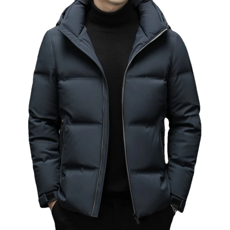Высококачественное мужское пуховое пальто, куртки, толстая теплая брендовая одежда, верхняя одежда, мужской пуховик