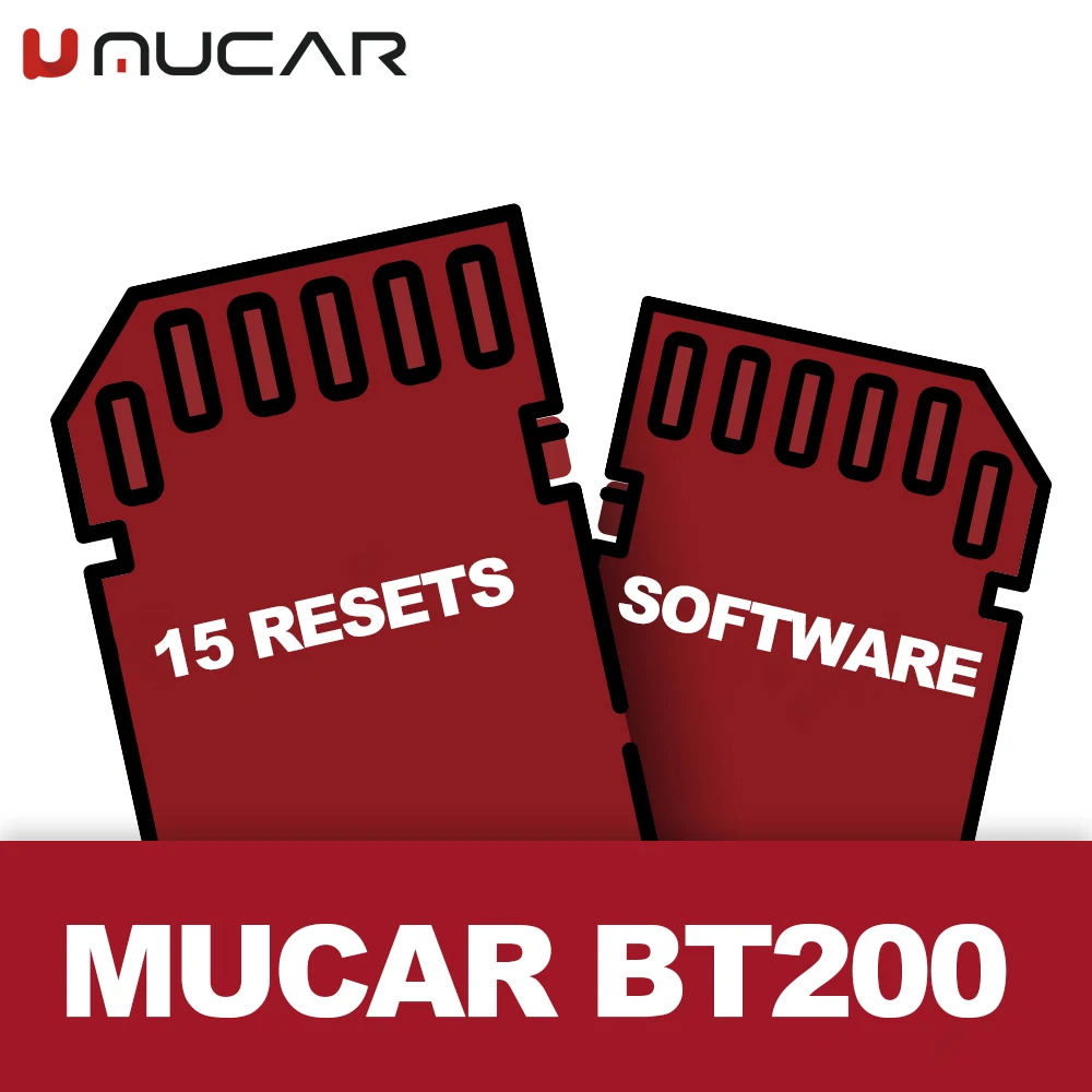 Обновление программного обеспечения MUCAR BT200 1 год бесплатно 15 функций сброса T-кода