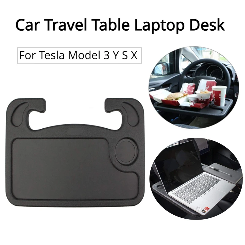 Автомобильный дорожный столик, стол для ноутбука для Tesla Model 3 Y S X, Многофункциональный столик на руле, Держатель для ноутбука, автомобильные аксессуары