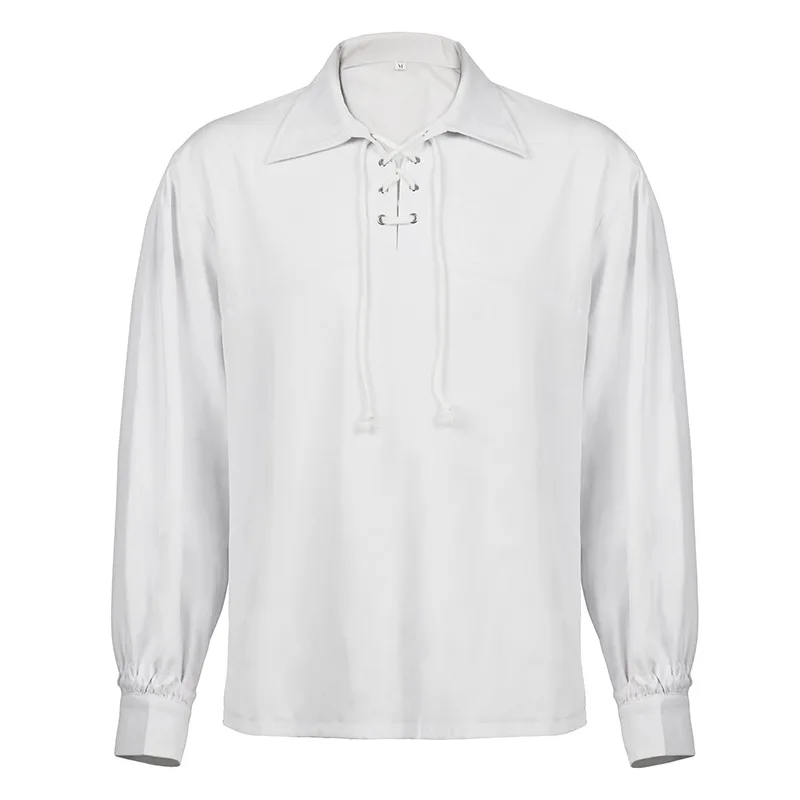 Мужская рубашка с длинным рукавом 2023, Весенне-осенний новый однотонный пуловер с отворотом, студенческая повседневная рубашка Большого Размера