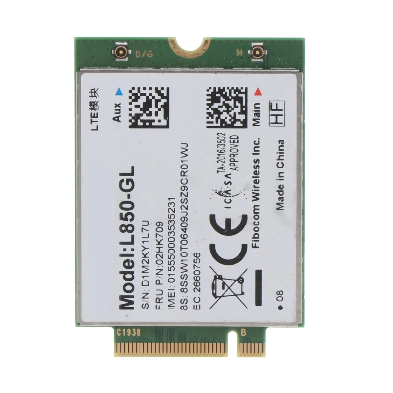 Адаптер Беспроводной карты H4GA LTE Fibocom L850-GL WWAN Модуль для Lenovo ThinkPad X1 Carbon Gen6 X280 T580 T480s L