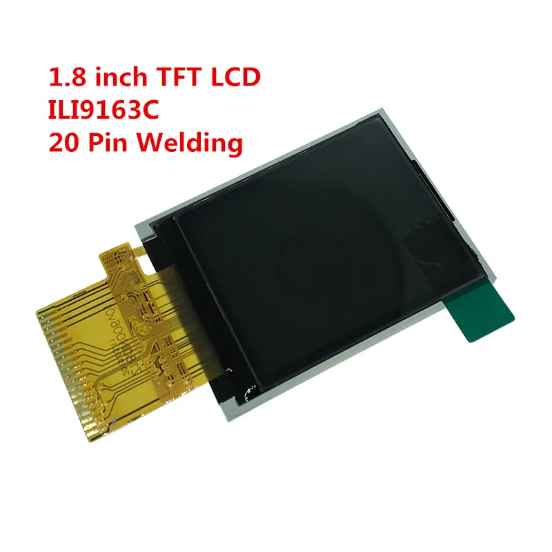1,77-дюймовый TFT ЖК-дисплей экранная панель 20Pin ILI9163 128 * 160 8bit Без сенсорной панели MCU 8080 8-битный параллельный порт