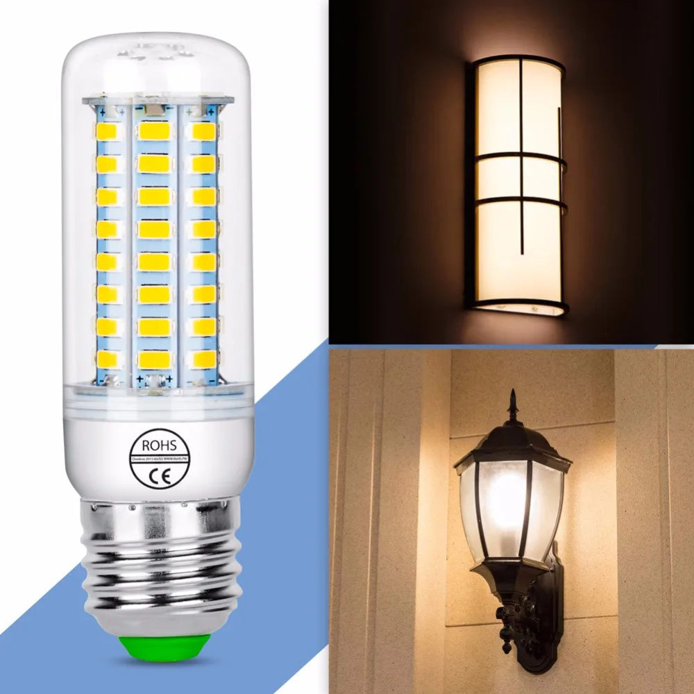 Светодиодная Лампа E27 Энергосберегающая Lampara Led 220V E14 Лампа Corn Light GU10 Led 3W 5W 7W 12W 15W 18W 20W 25W Светодиодная Лампа для помещений