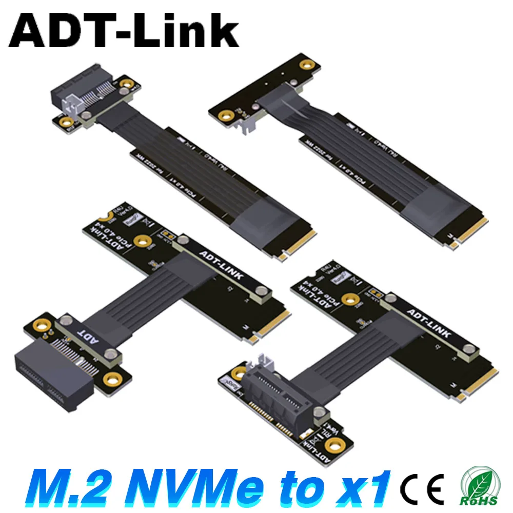M.2 NVMe gold finger к интерфейсу PCIe 3.0 x1 pci-e удлинительный кабель для звуковой карты, сетевой карты и т. Д. ADT R41
