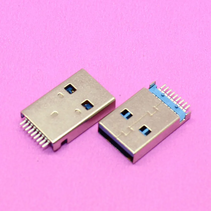 Новый разъем YuXi USB 3.0 с разъемом типа раковины 180 градусов SMT для U диска