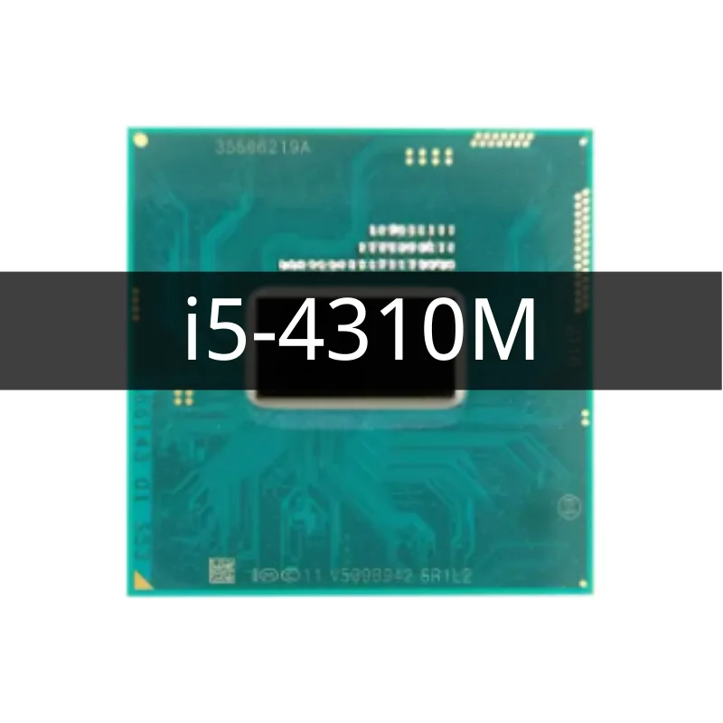 Core i5-4310M, i5 4310M SR1L2, двухъядерный четырехпоточный процессор с частотой 2,7 ГГц, процессор 3M 37W с разъемом G3 / rPGA946B